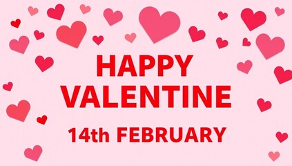Happy valentine's day on 14th february