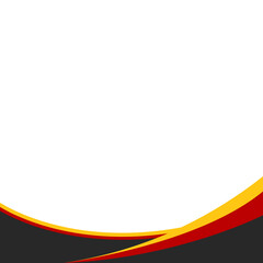 Obraz premium Flat Business Footer Illustration