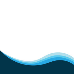 Obraz premium Flat Business Footer Illustration