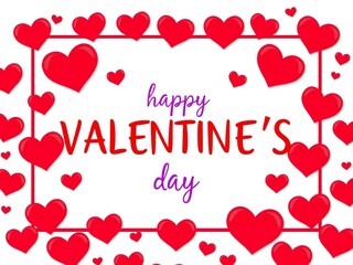 Happy valentine's day card