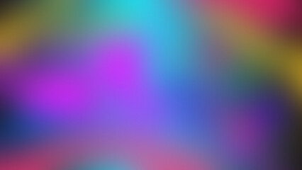 Abstract blurred background featuring vibrant gradients of pink blue and yellow hues