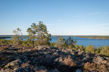 Obraz premium Örnberget nature path near Västervik in Sweden