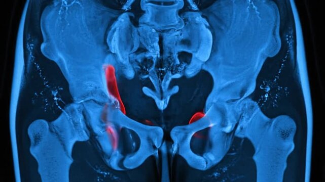 MRI Scan of Hip Joint.