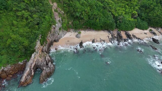 Green Hills and Blue Waters of Son Tra Peninsula