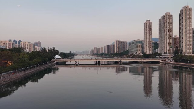 Bright Daylight Reflects Across Water Of Shing Mun River Dec 27 2025