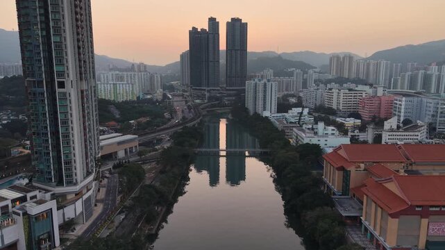 Bright Daylight Reflects Across Water Of Shing Mun River Dec 27 2025