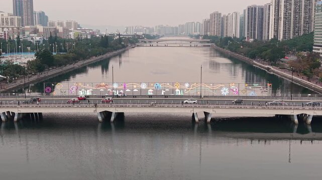 Bright Daylight Reflects Across Water Of Shing Mun River Dec 27 2025