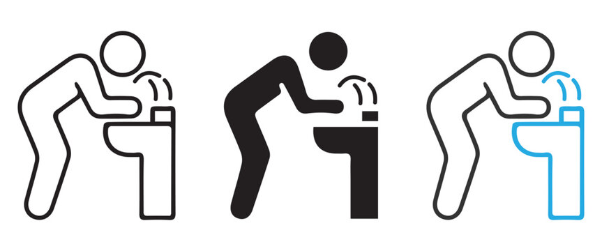 &ldquo;Public Drinking Fountain & Hydration Station Icon Set &ndash; Safe Water Dispenser Vector Symbols&rdquo; ✅Web