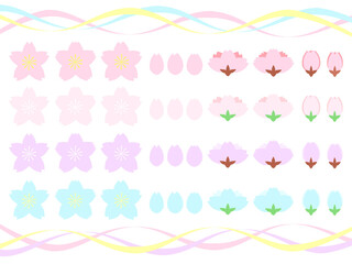 桜のパーツセット