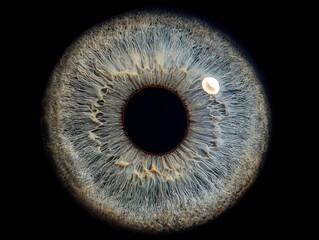 extreme close up of a human iris