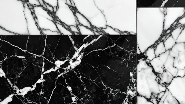 Elegant black and white marble texture, perfect for luxury backgrounds and design projects.