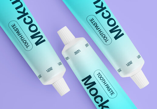 Toothpaste Tube Mockup