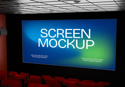 Cinema Screen Mockup