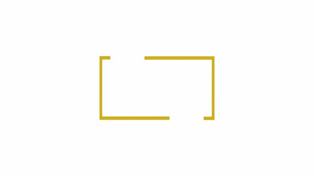 rectangle with quotation marks quote speech in transparent background 4k animation rectangle with question marks animation with alpha channel.