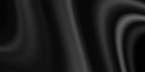 Fototapeta premium Black dark gray blue abstract elegant background. Drapery. Curtain. Fabric material. Soft folds.