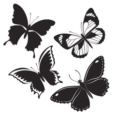Obraz premium set of butterflies