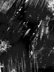 Rough Black And White Grunge