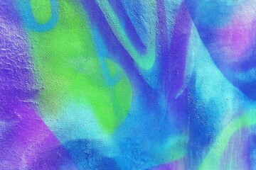 Eye-catching representation of bold 90s urban style with fluid textures and trippy effects.