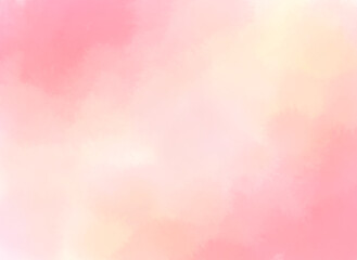 春イメージ、ピンクの水彩背景