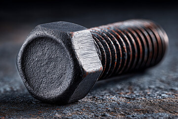 Reinforced steel bolt.