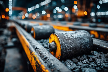 Single factory conveyor roller.