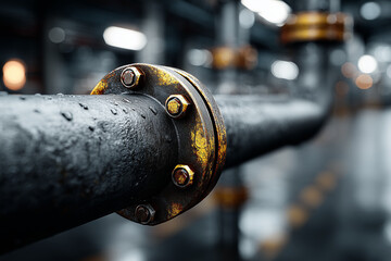 Single steel pipe joint.