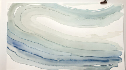 Fototapeta premium Soft Pastel Watercolor Waves - Elegant Abstract Background with Flowing Lines for Business, Branding, and Digital Design