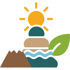 Electronic waste disposal illustration showing a trash bin with circuit board and lightning bolt symbol