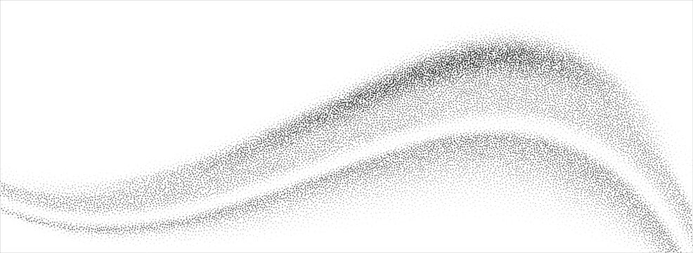 wave gradient grain texture black stippled curved line