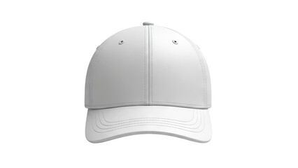 Plain White Baseball Cap