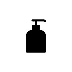 Obraz premium Modern Pump Dispenser Bottle Icon with Simple Clean Cosmetic Packaging Vector illustration