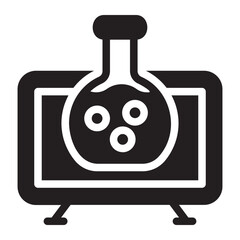 chemistry class glyph icon