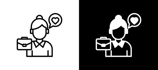 Business Honesty linemixed icon