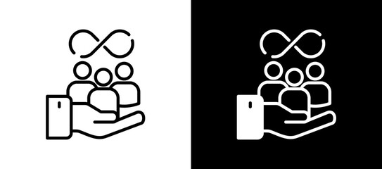 Diversity And Inclusion linemixed icon