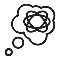 philosophy line icon