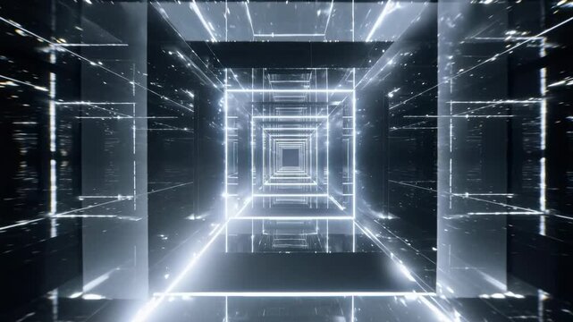 Futuristic blue digital technology background featuring binary code patterns and glowing communication lines for a modern network engineering concept