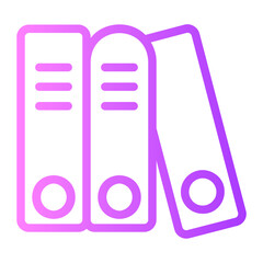 Folder gradient icon