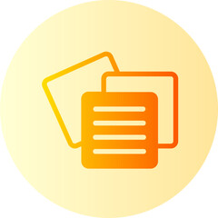 notes gradient icon
