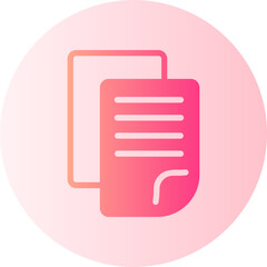 paper gradient icon