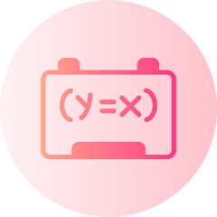 whiteboard gradient icon