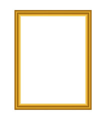 Obraz premium gold frame isolated background