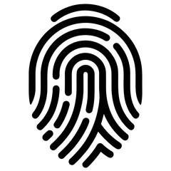 Fingerprint illustration showcasing unique identity and security features in a detailed close-up view
