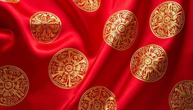 red fabric texture