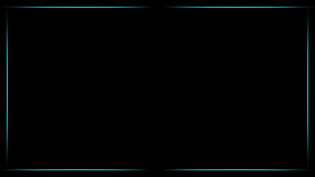 Display tech magic interface overlays. Picture frame on isolated background. Border texture overlay for banner or cover.