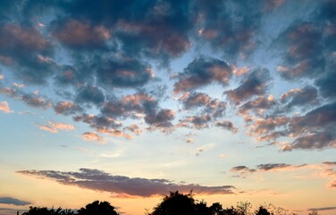 Dramatic Cloudy Sky at Sunset