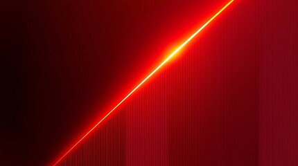 Abstract Orange Gradient Background with Glowing Diagonal Light Wave