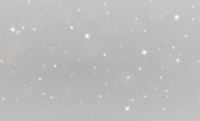 Glowing Christmas glitter dust