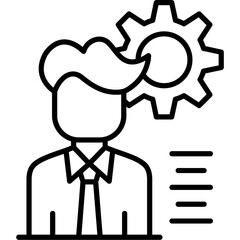 Obraz premium Corporate Governance Icon Vector Element