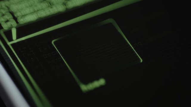 Command line interface output of data recovery software in operation