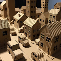 houses on the street